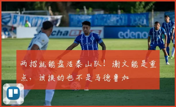 两招就能盘活泰山队！谢文能是重点，该换的也不是马德鲁加